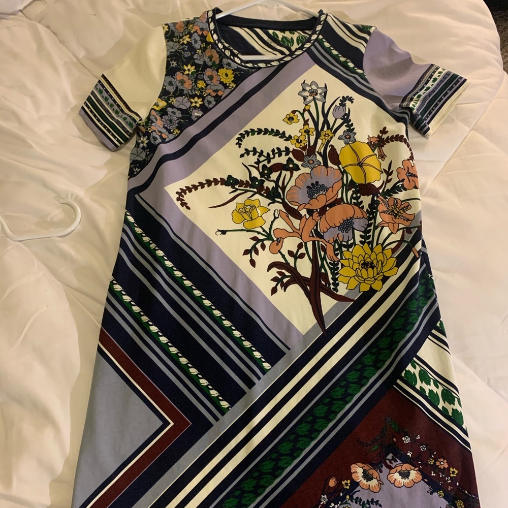Tory Burch tee shirt dress 100% puma cotton